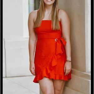 Hello Molly Red Mini Dress